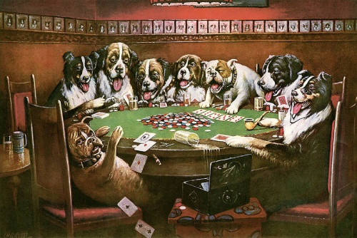 Cassius Marcellus Coolidge - Psi koji igraju poker
