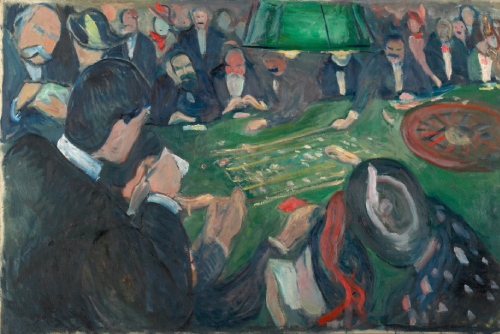 Edvard Munch - Za stolom za rulet u Monte Carlu